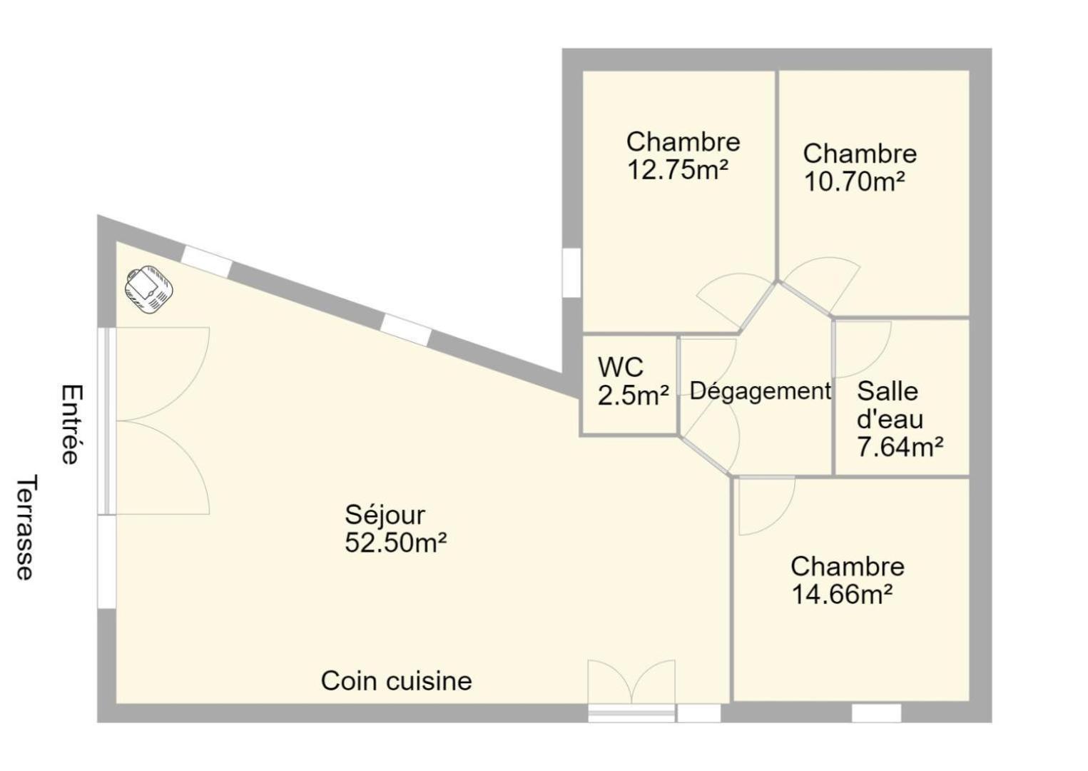 Gite Gite La Bergerie 5/6 Personnes Montrodat Exterior photo